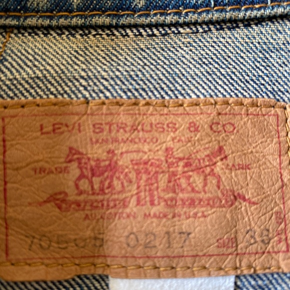 Vintage 70’s Levi’s 70505-0217 Denim Jacket Size36 - Picture 3 of 8